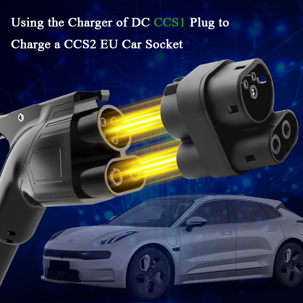 Kolanky 250A CCS1 para CCS2 EV - Ccs2 To Ccs1 Fast Charge Adapter 250Kw avaliação e preço