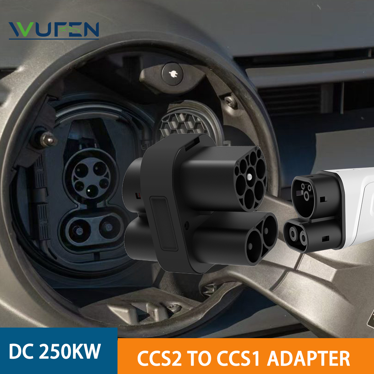 Adaptador WUFEN 250KW CCS2 par - Ccs2 To Ccs1 Fast Charge Adapter 250Kw avaliação e preço
