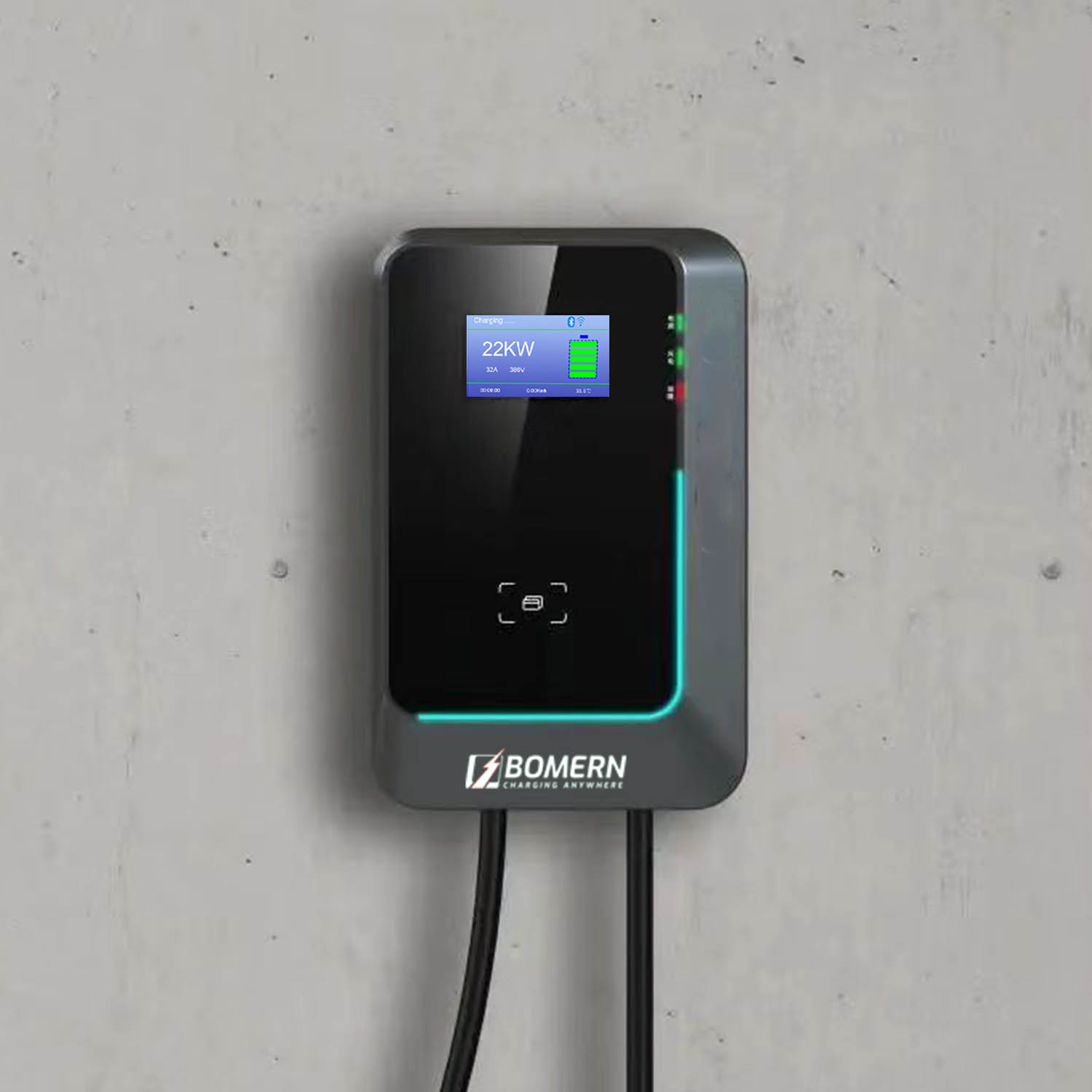 2025 venda quente 7kw/11kw/22k - 22Kw Wallbox Type 2 Ocpp Rfid avaliação e preço